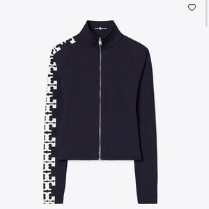 NWT Tory Burch NYLON LOGO ZIP TOP
